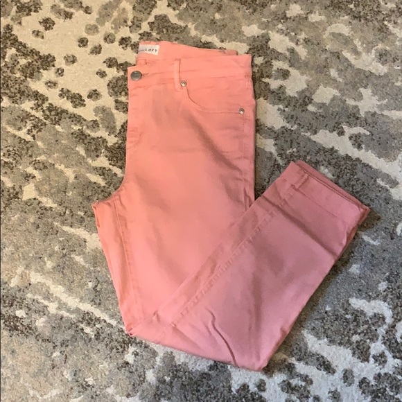 LOFT Denim - Loft colored skinny cropped denim